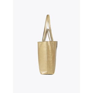 Borsa shopper metallizzata