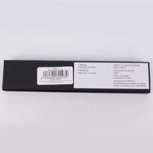 Cadena de Plata de Ley 925 con colgante en corazón esmaltado