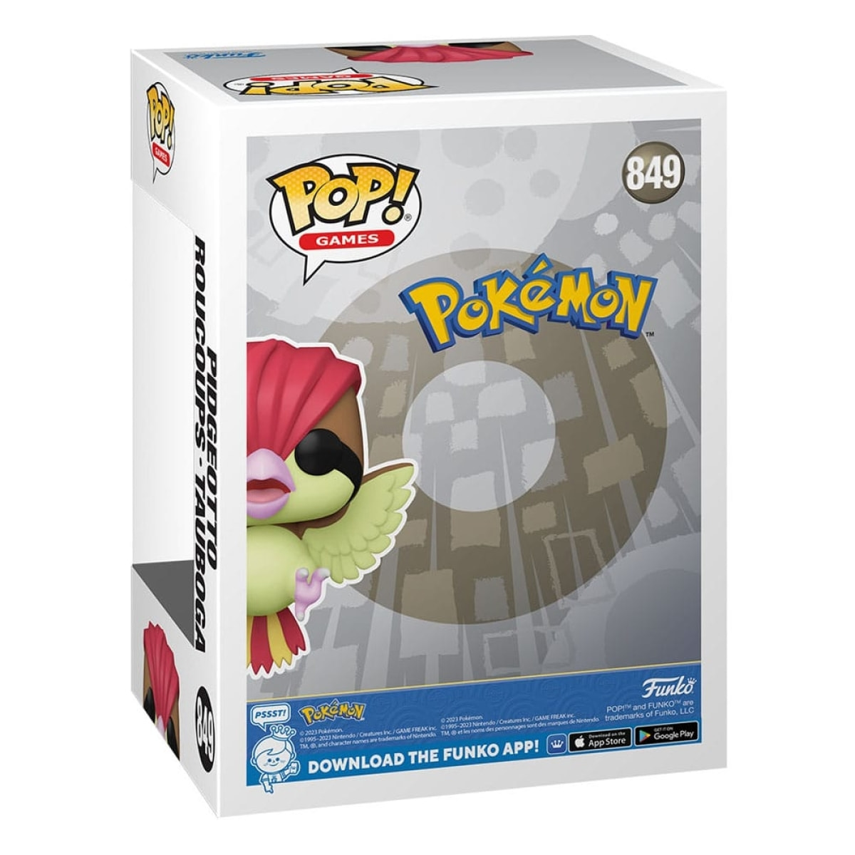 Pokemon Funko Pop! Games Vinile Figura Pidgeotto 9 Cm