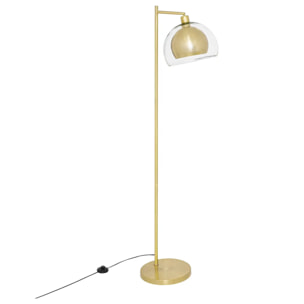 Lampadaire "Rivi" - métal - doré - H157 cm