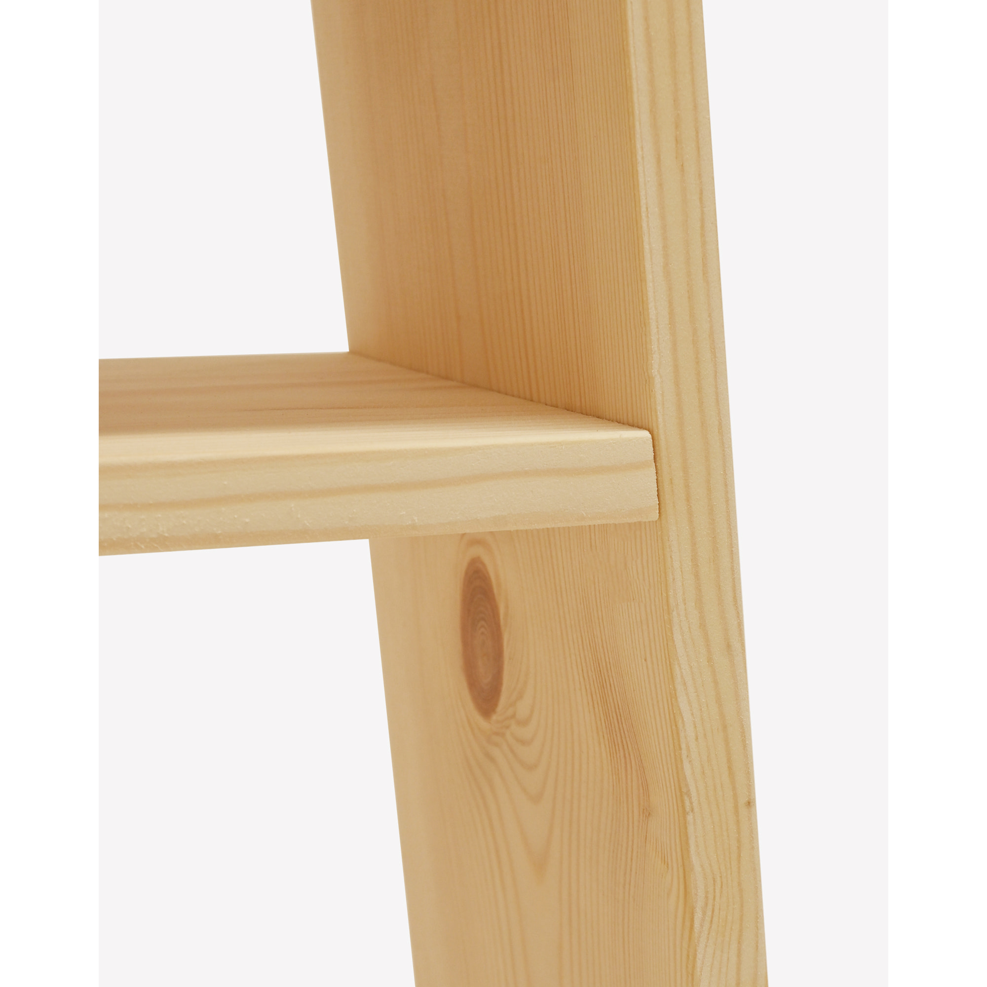 Table basse en bois massif ton naturel 60x20cm Hauteur: 60 Longueur: 30 Largeur: 20