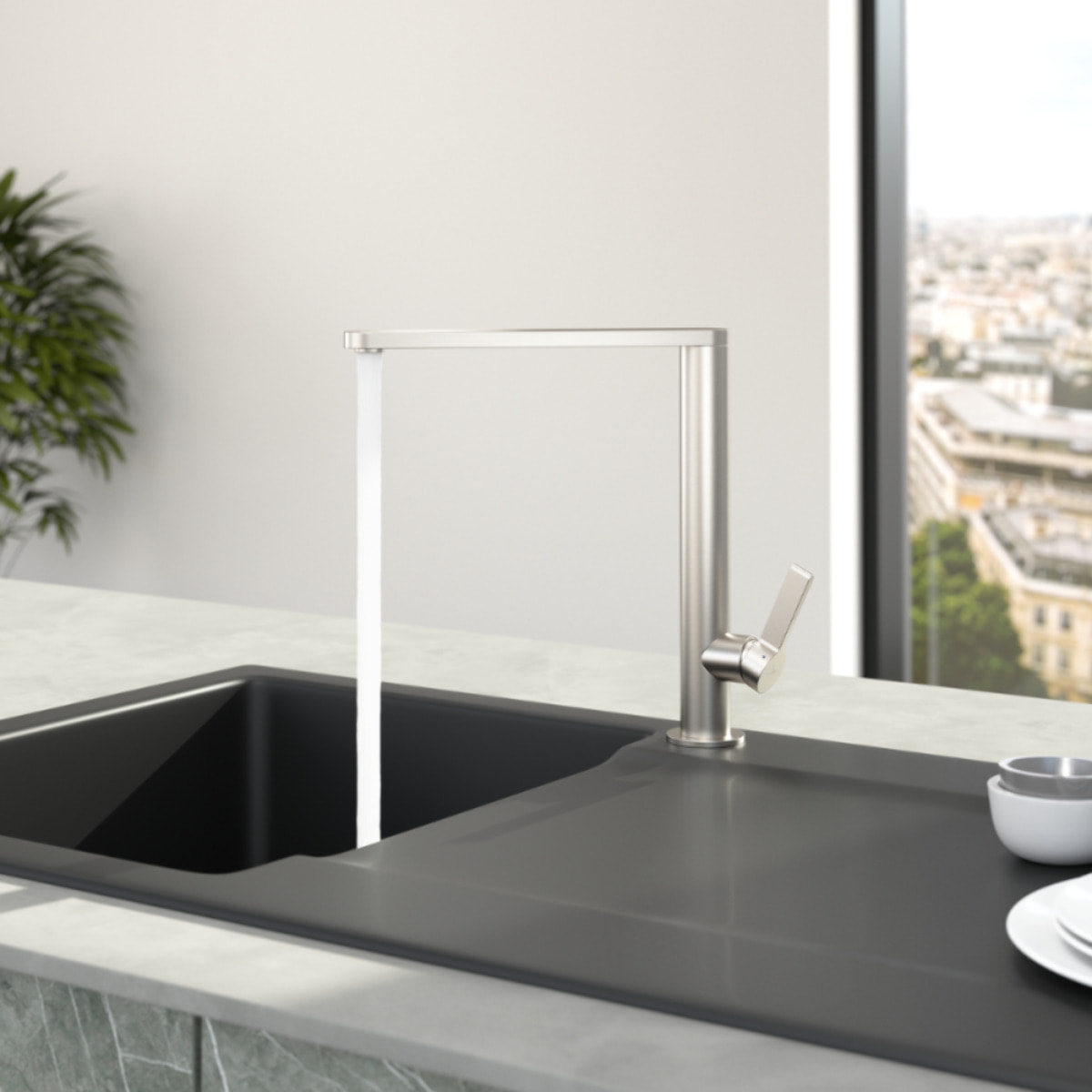 Robinet cuisine VILLEROY ET BOCH Finera