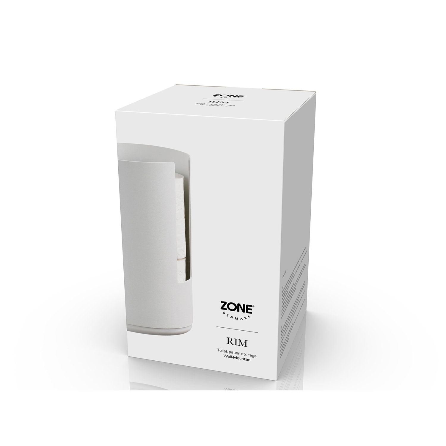Réserve de papier toilette mur Rim