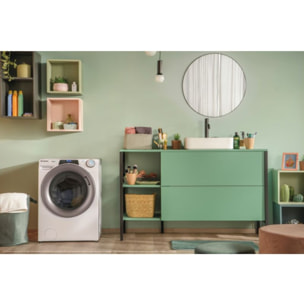 Lave linge séchant hublot CANDY RPW4856BWMR9/1-S