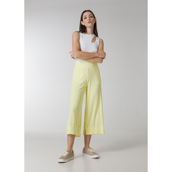 DEHA - Pantalone COMFORT CROP PANTS in Viscosa per donna