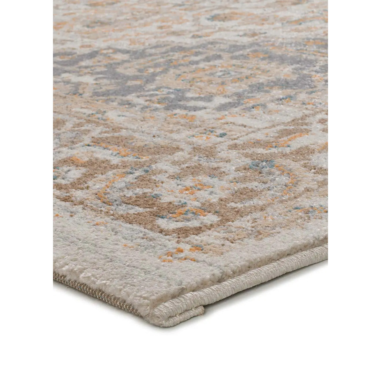 DELTA Alfombra vintage de pelo corto beige, varias medidas disponibles.