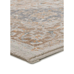 DELTA Alfombra vintage de pelo corto beige, varias medidas disponibles.