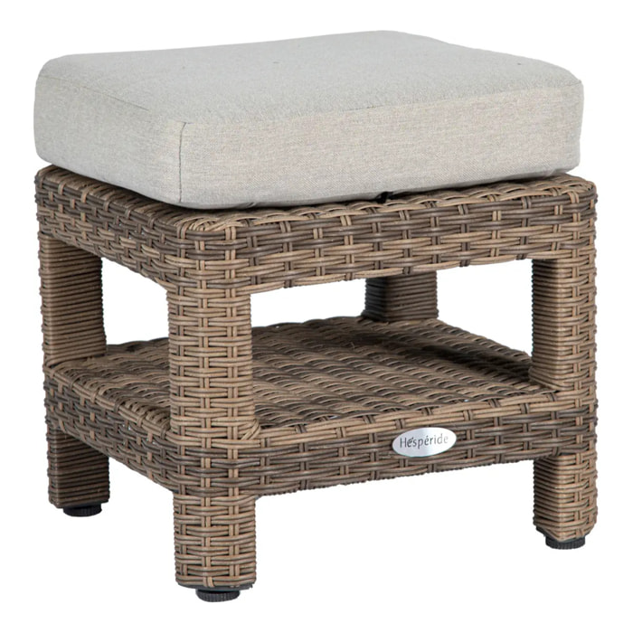 Pouf de jardin carré Polynésia Naturae