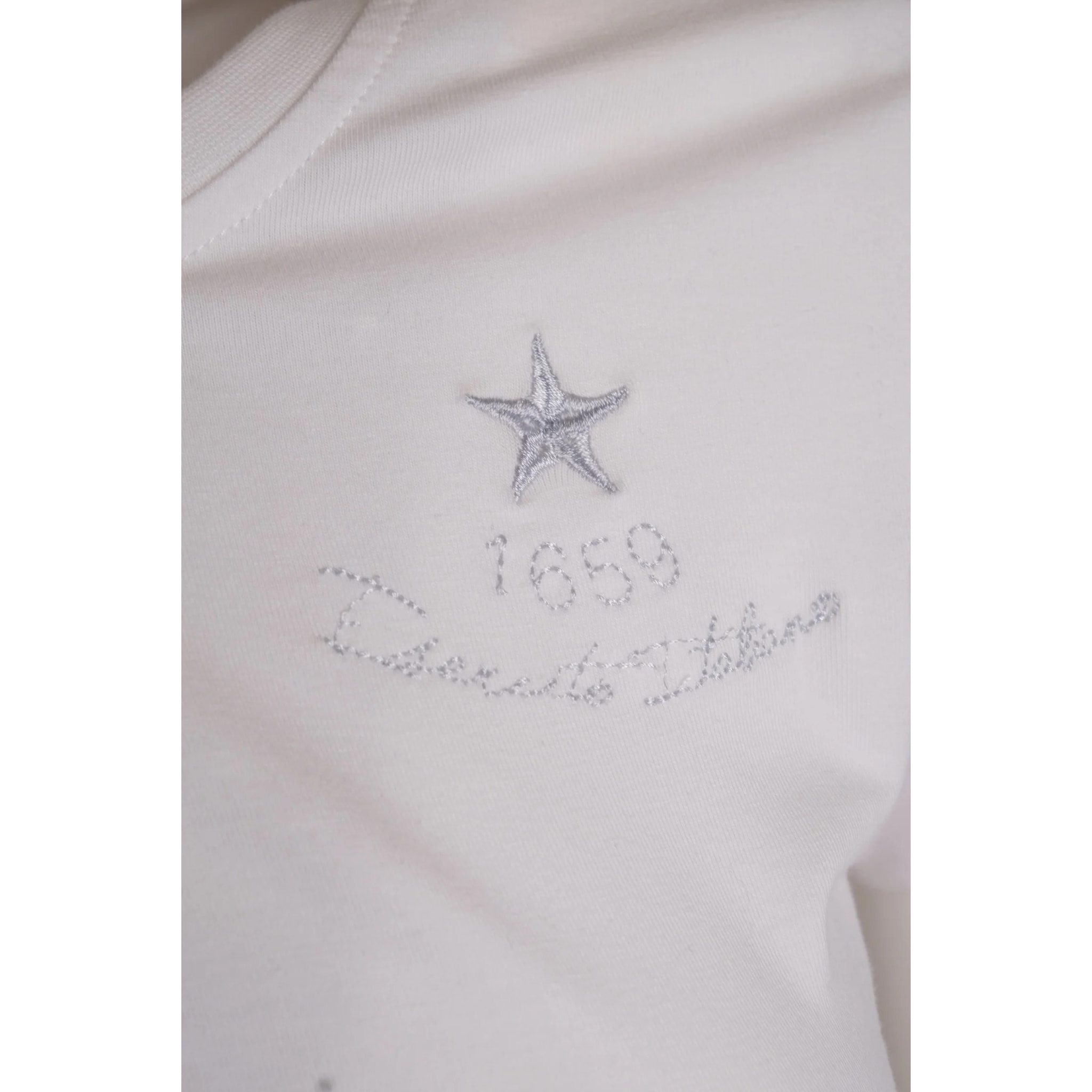 T-shirt Esercito a maniche corte bianca donna