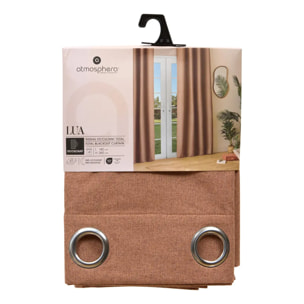 Rideau occultant Lua terracotta 27x39cm