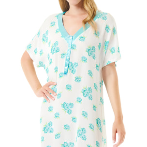 Camisón corto turquesa