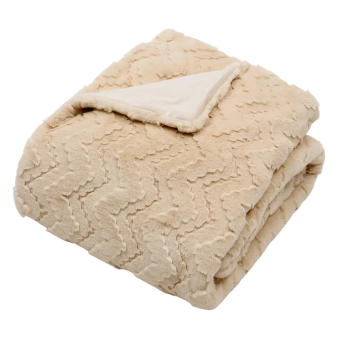 Plaid Nalia 180x230cm beige