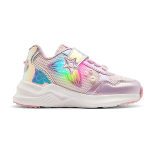 Zapatillas Sirena Rosa Con Luces