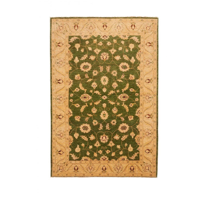 Authentique tapis d'orient, noué à la main, teinture végétale