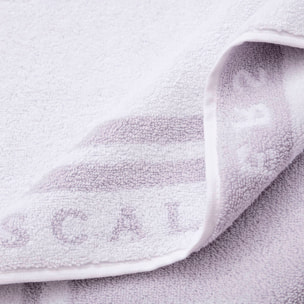 Set de albornoz s-m 100% algodón blanco 360gsm + alfombrilla de baño 50x80cm scalpers home