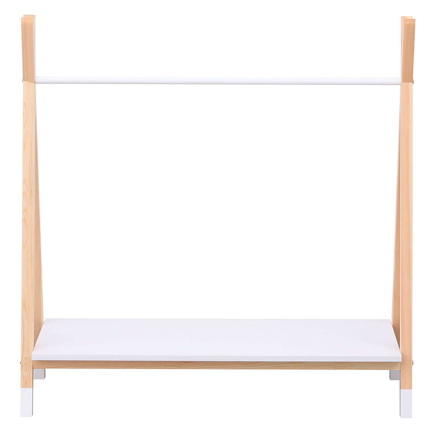 Penderie pour enfant bois et blanche LOU