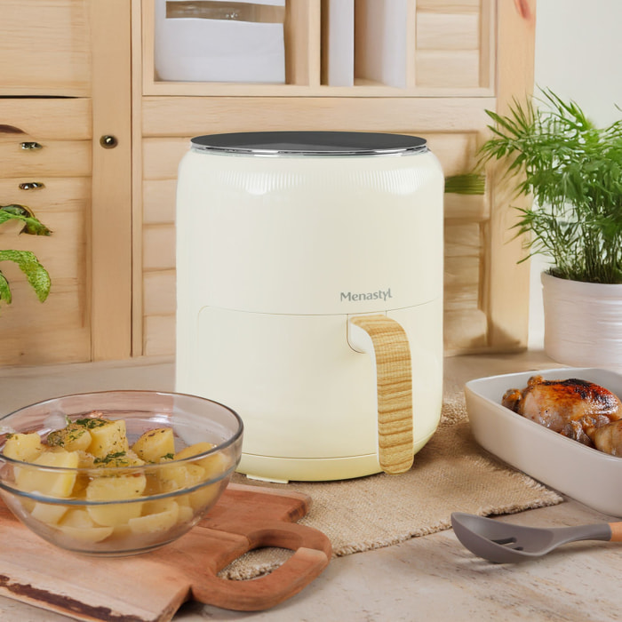 Friteuse sans huile 4,5L crème COLORAMA