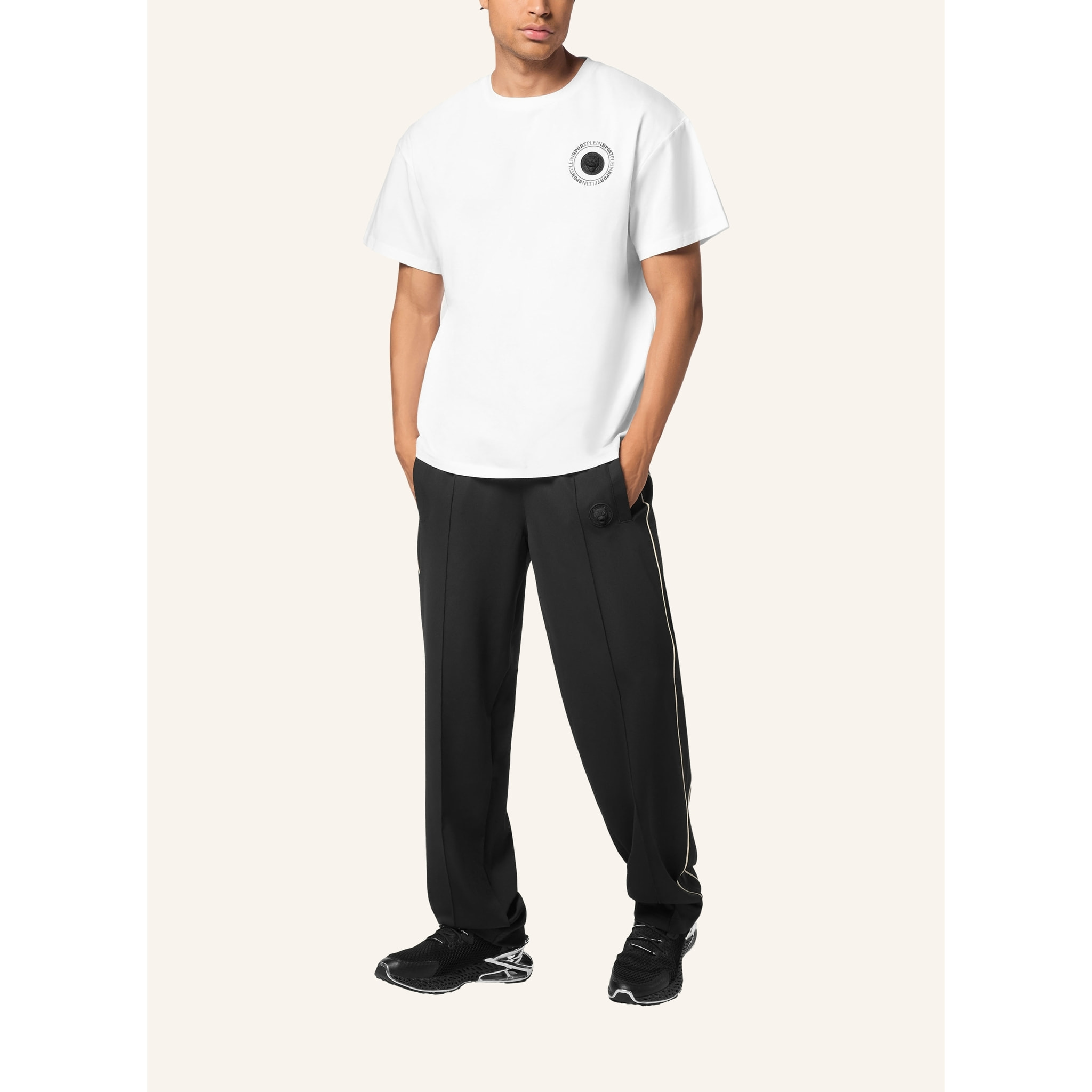 PLEIN SPORT T-shirt girocollo a maniche corte LOGO