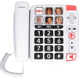 Téléphone filaire SWISSVOICE XTRA 1110