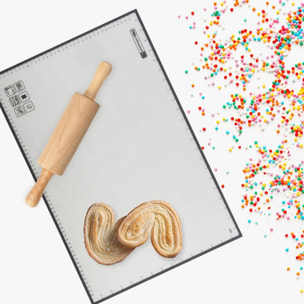 Papier de cuisson en silicone réemployable 39 x 59 cm FM Professional