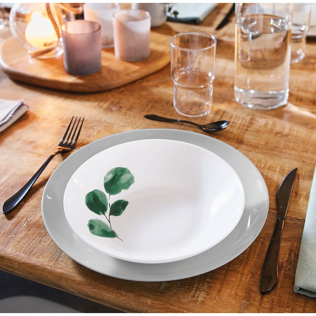 Set de platos 25 piezas Eucalyptus - Luminarc