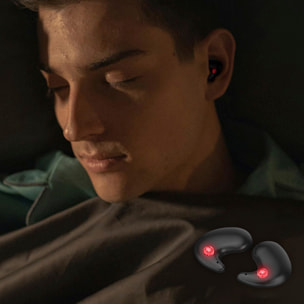 Cuffie BY-8 TWS Bluetooth 5.3. Display a LED. Accesso all'assistente vocale. Controllo della riproduzione.