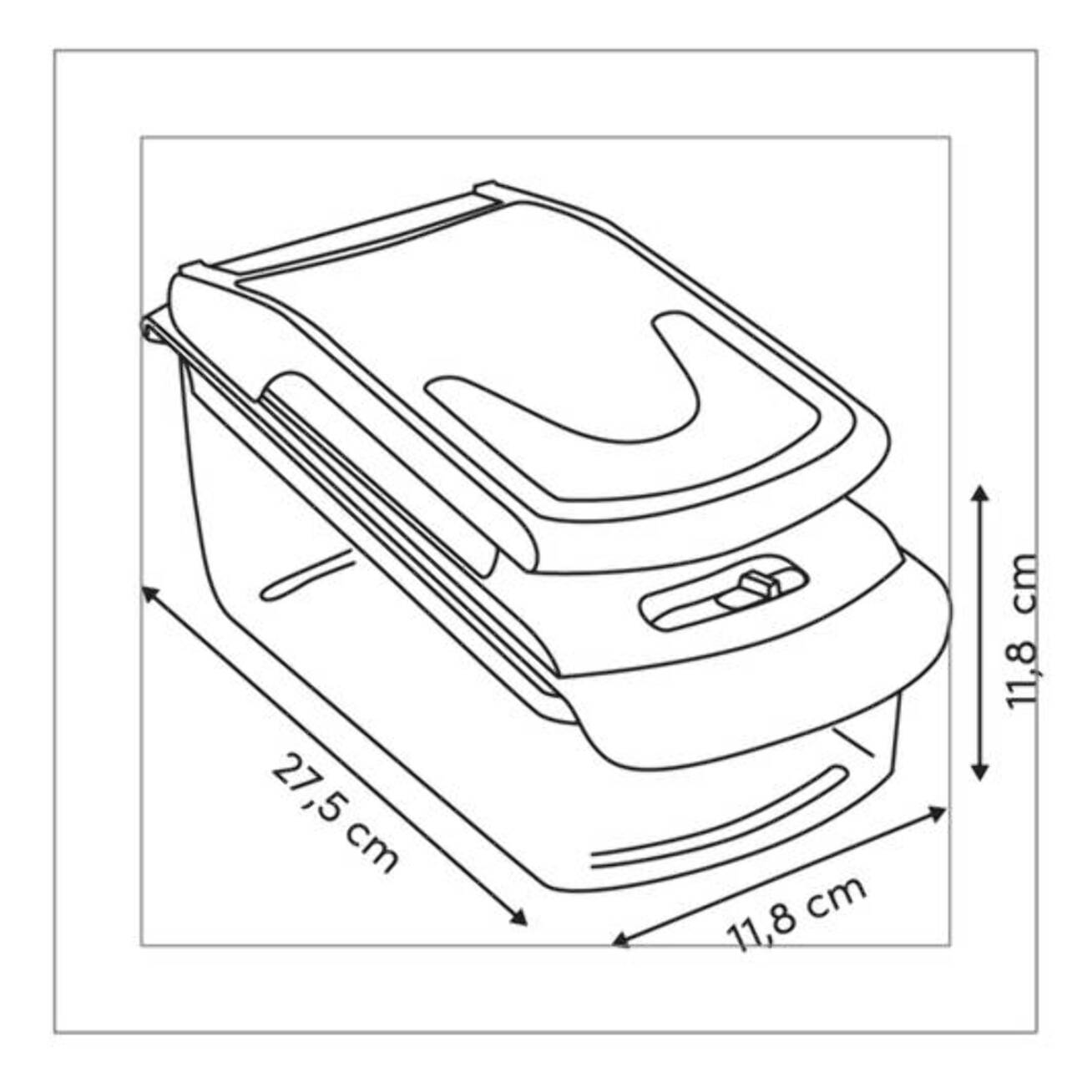 Mandoline Silver pro noir 2 lames