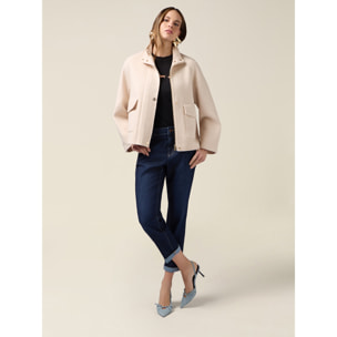 Oltre - Jeans chino in denim rinse - Blu