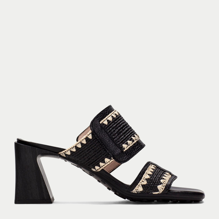 Sandalia Miami Negro 5 cm