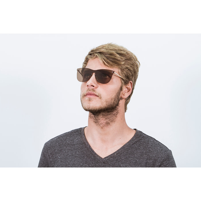 GAFAS DE SOL SUNPERS SAN FRANCISCO FLAT METAL de color Marron