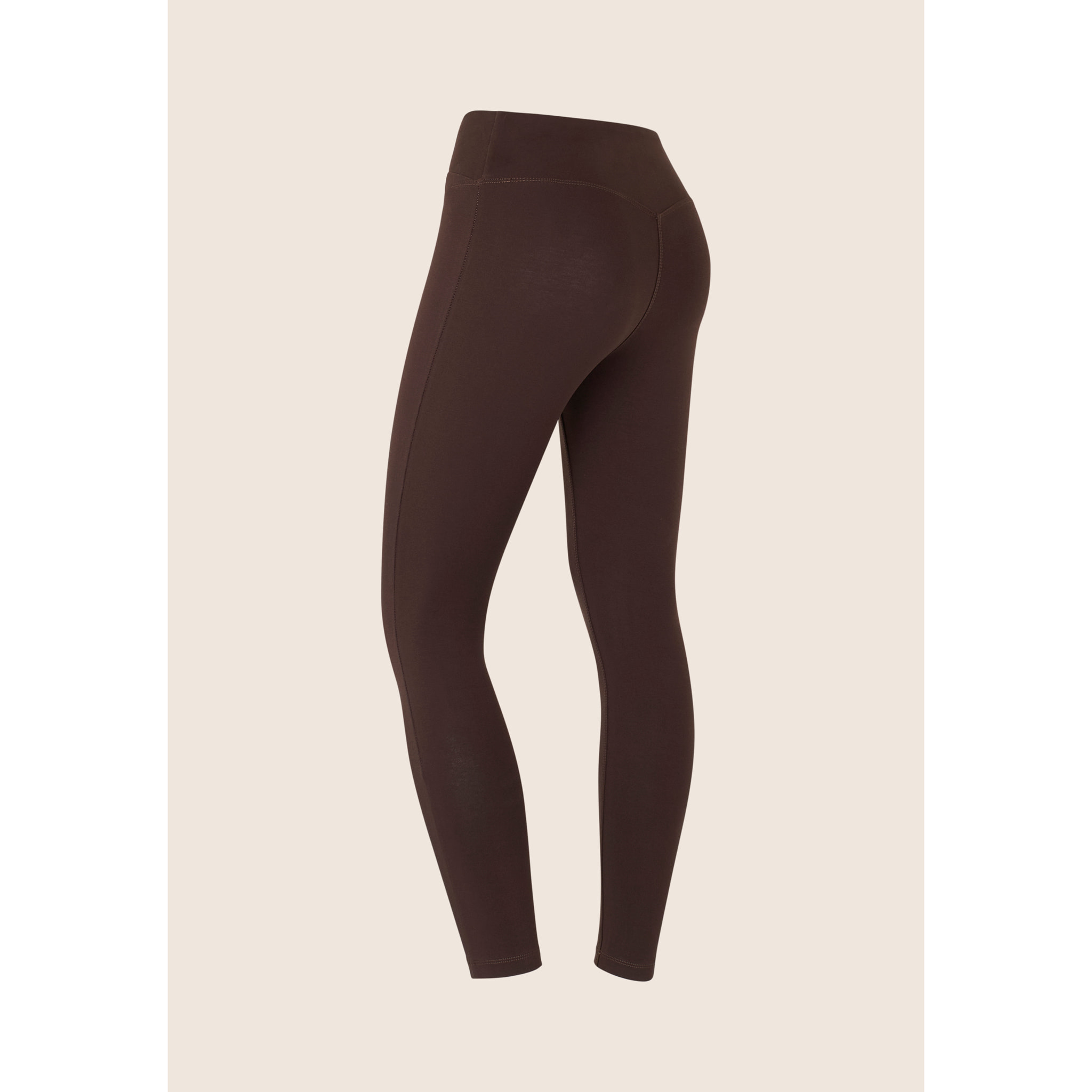 Leggings 7/8 in Jersey Elasticizzato con Vita Regular