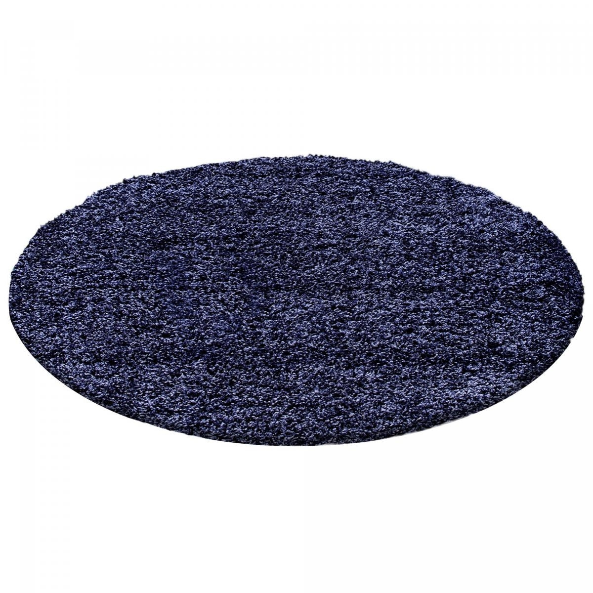 Tapis poils longs shaggy tissé motif uni ROCA