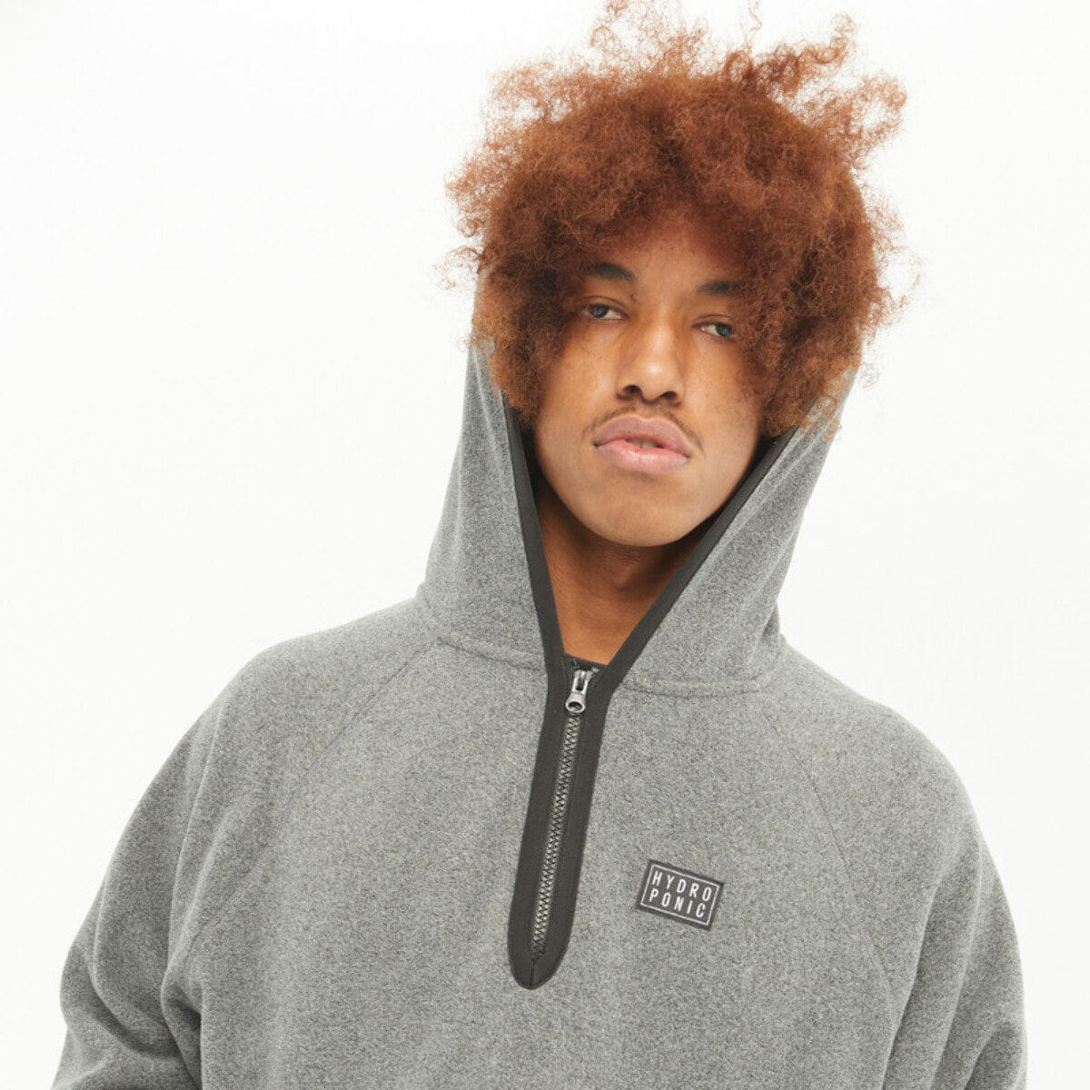 Sudadera con capucha y media cremallera ECHO Hydroponic