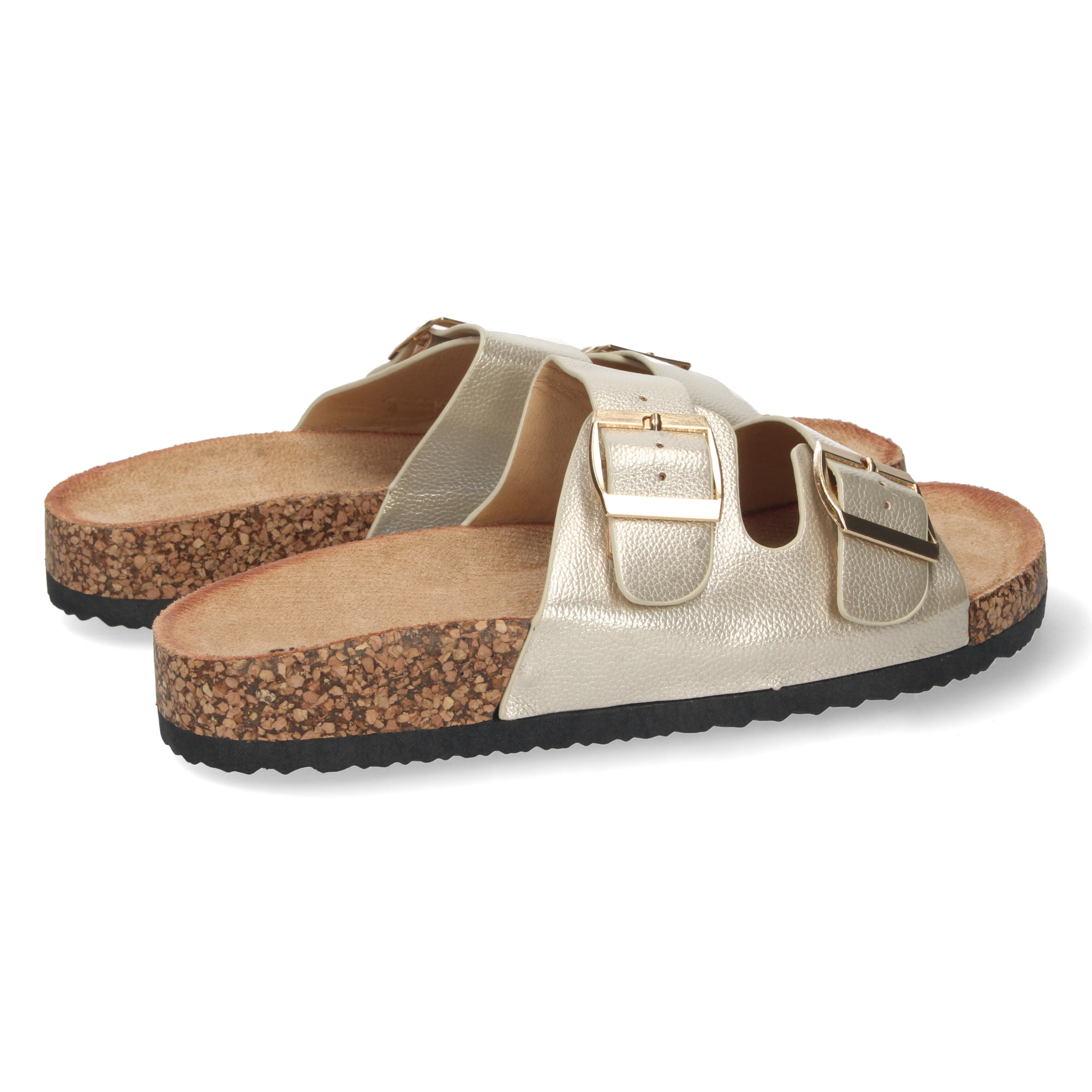 Sandalia de Plana Bio con Hebillas Buonarotti