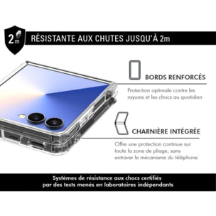 Coque FORCE CASE Samsung Z Flip 7 renforcé transparent
