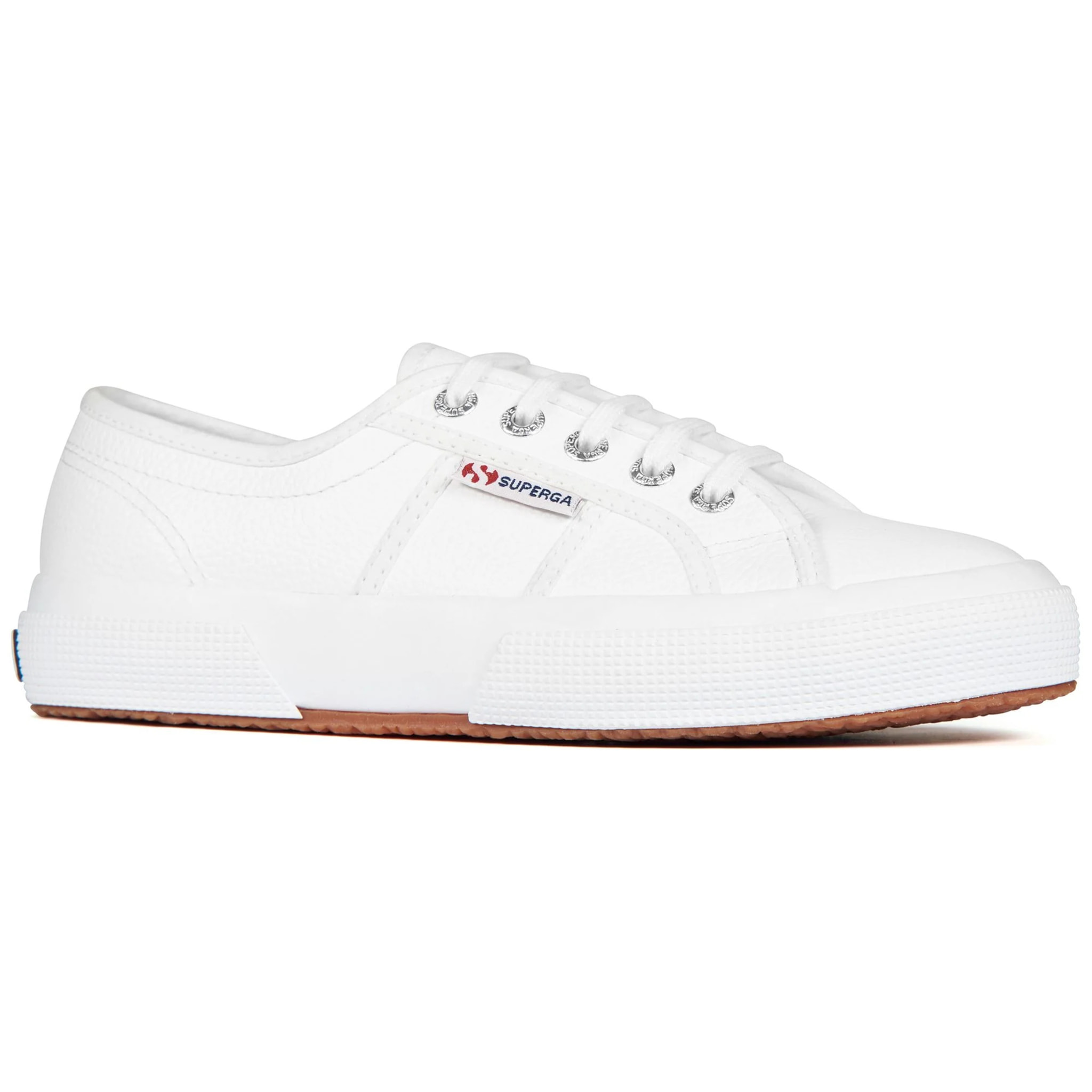 Superga - Uomo Donna Bianco - 2750 Tumbled Leather
