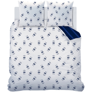 Parure de lit imprimée 100% Coton, FFF RAYURES