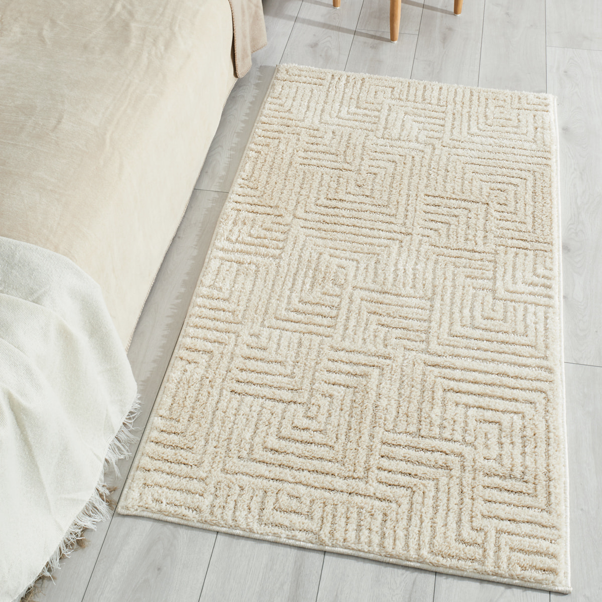 HARMONY - Tapis moderne géométrique avec poils en relief