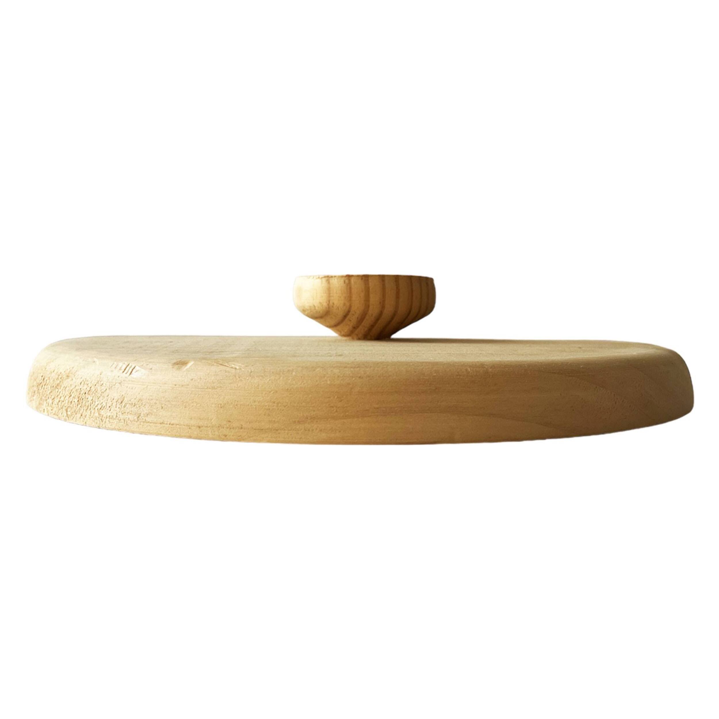 Plato voltea tortilla ø30cm en madera scalpers home