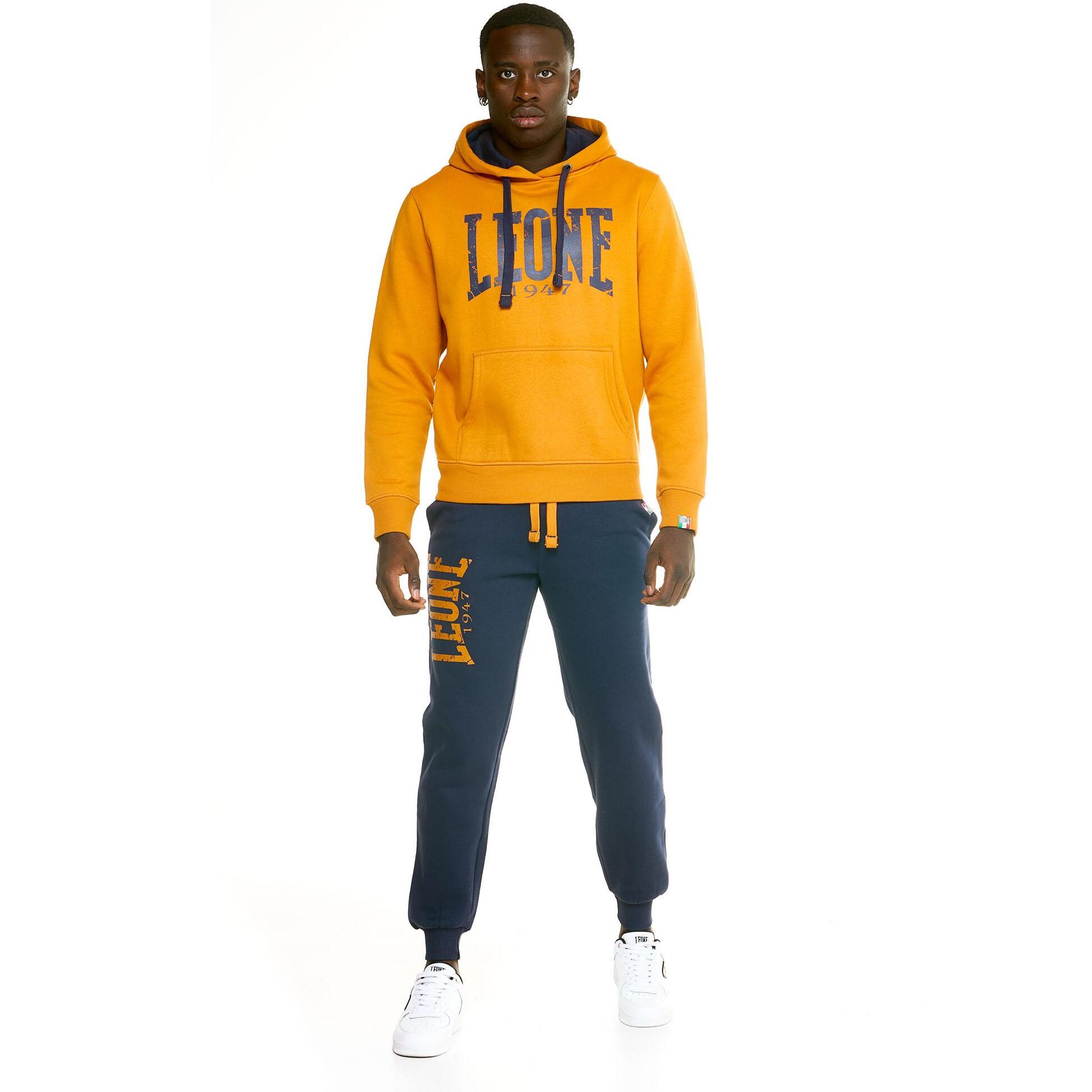 Chándal de invierno cepillado con capucha para hombre Leone Basic Vintage