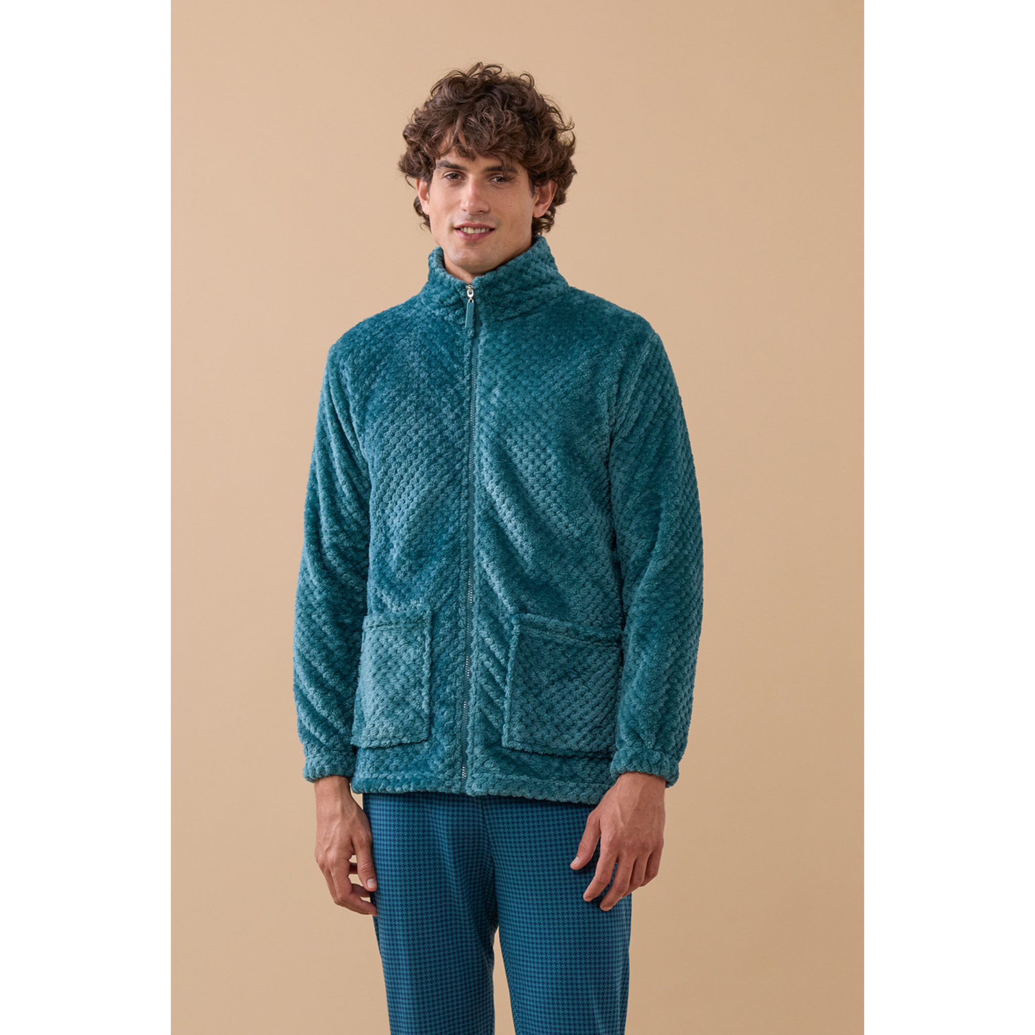 Giacca uomo invernale in coral articolo unito. Noidinotte