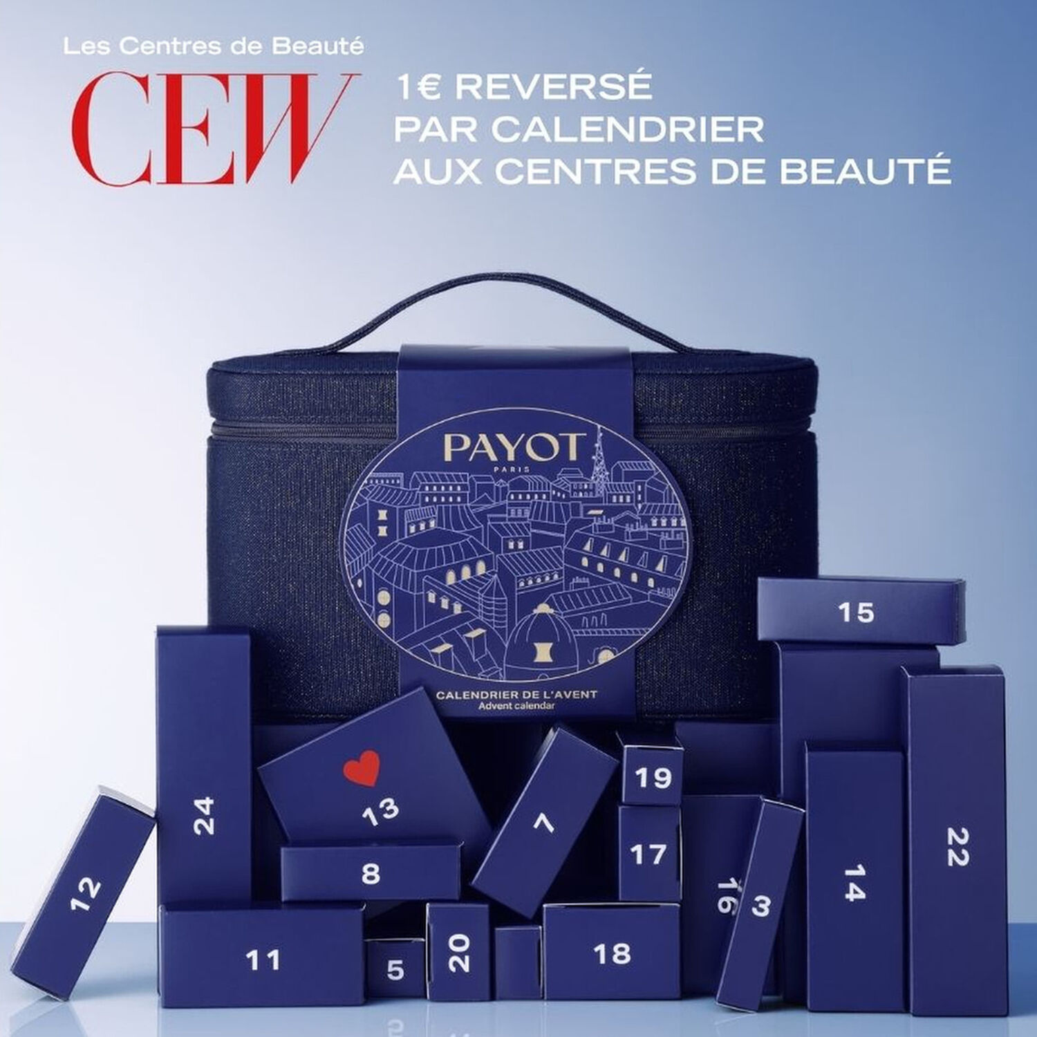 Calendrier de l'Avent 2026 - Coffret 24 Suprises Soins Visage & Corps