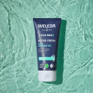WELEDA -  Gel nettoyant visage 2in1 100ml + Gel Douche 3in1 Active Fresh 200ml