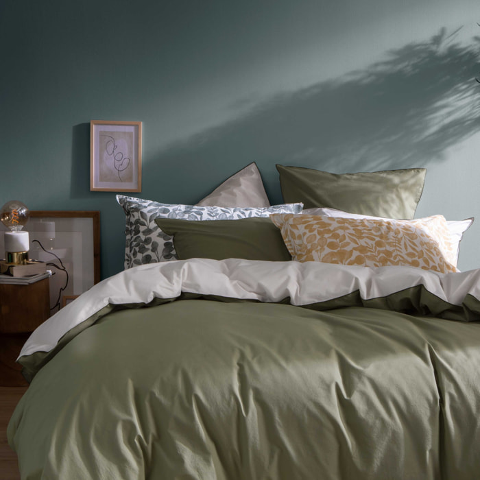 Housse de couette en percale de coton lavé, DOUCEUR LAVÉE