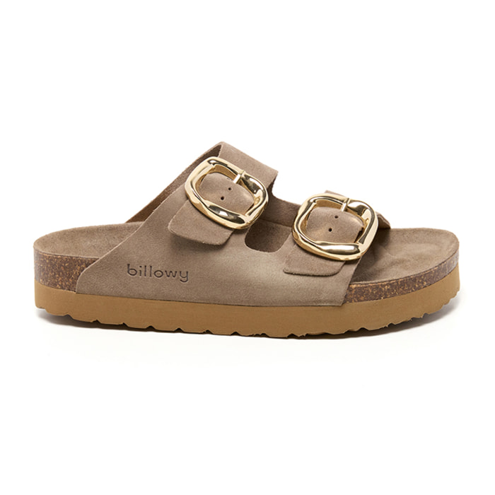 SANDALIA PLATAFORMA BILLOWY MARRON