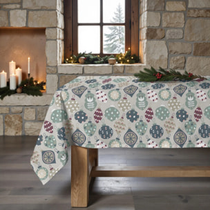 Nappe en résine Anti-tâches Merry Christmas 60