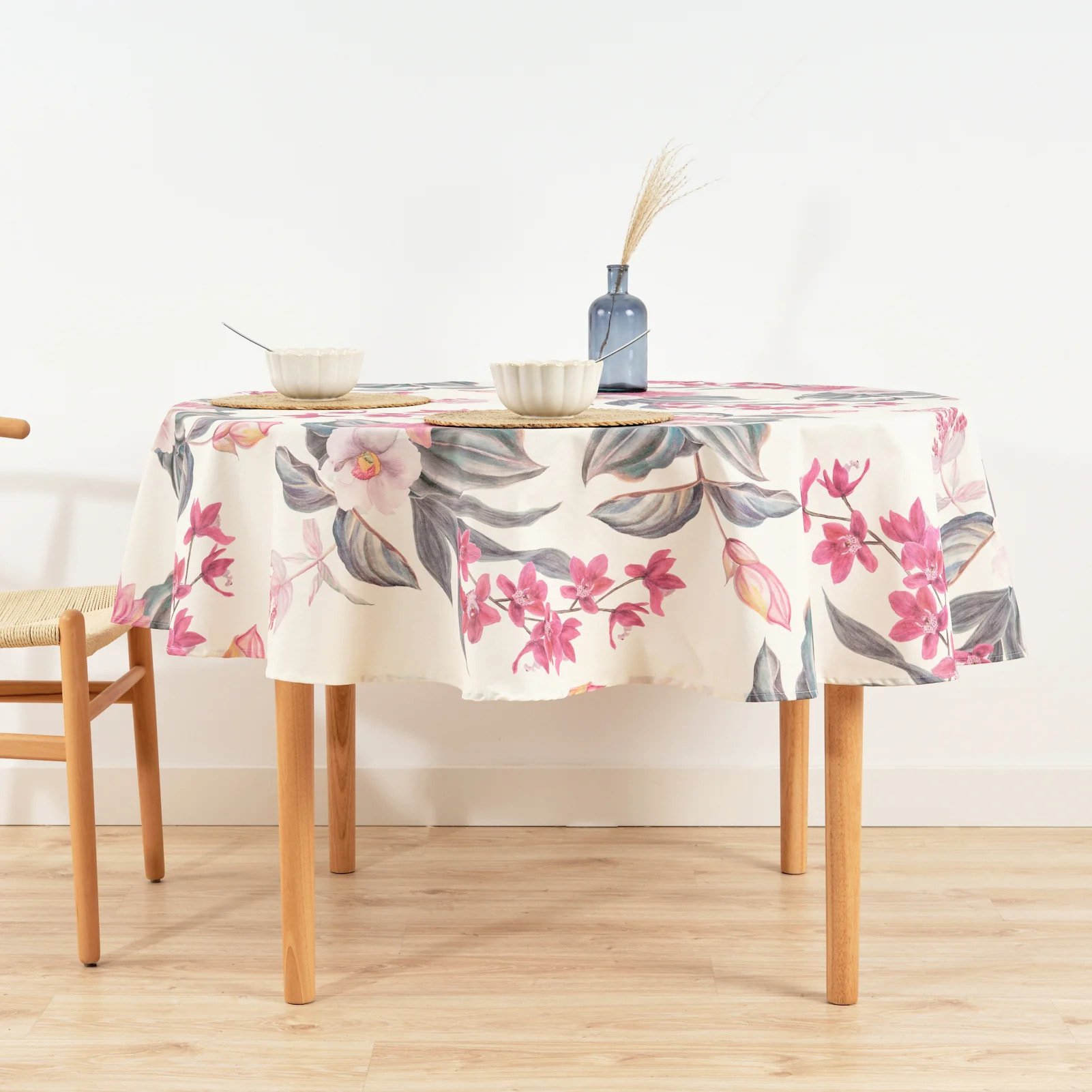 Nappe ronde en résine anti-taches 0120-246