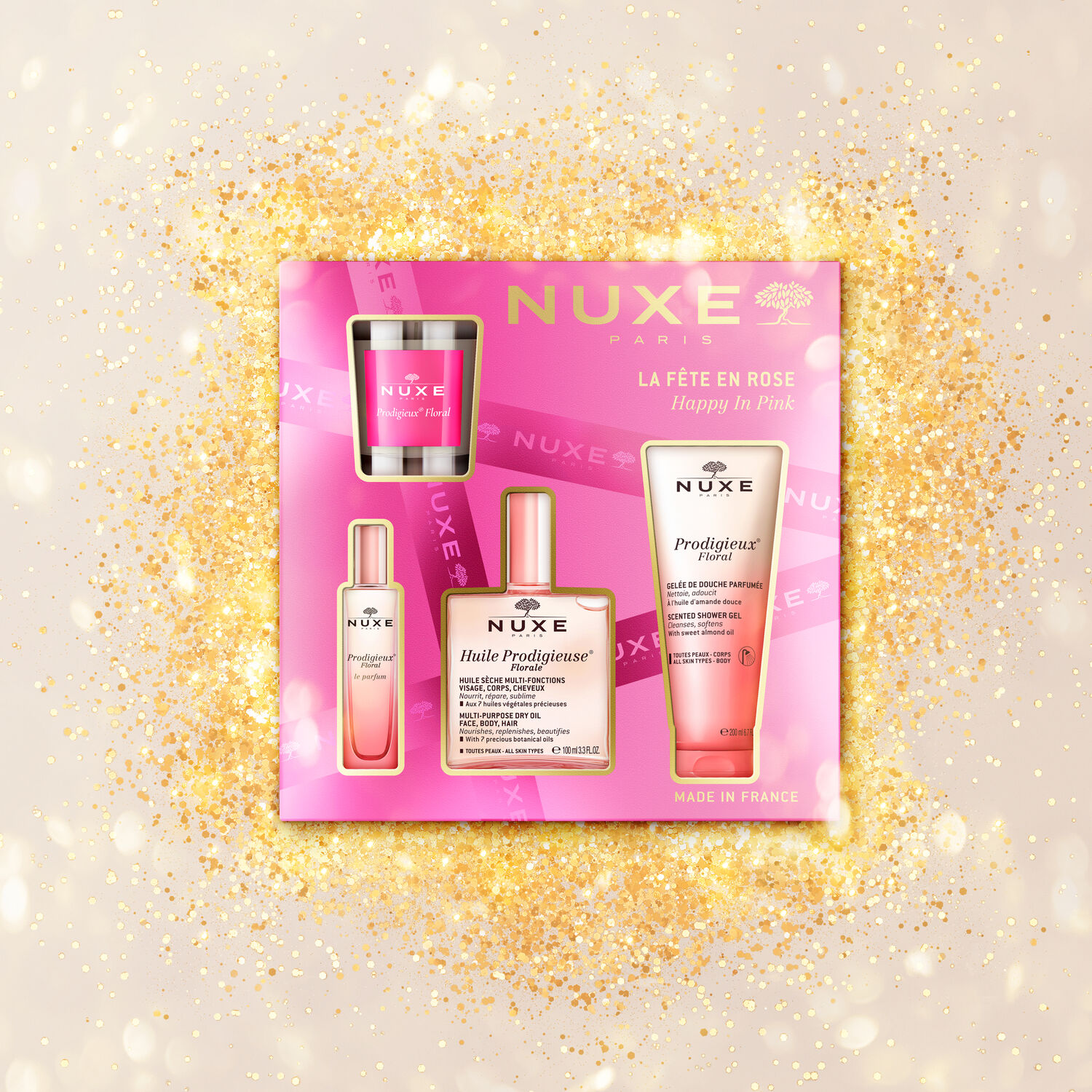 Huile Prodigieuse - Coffret Huile Prodigieuse® 100ml + 3 Produits