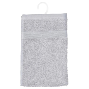 Serviette invité "Essentiel" coton gris taupe 30x50cm