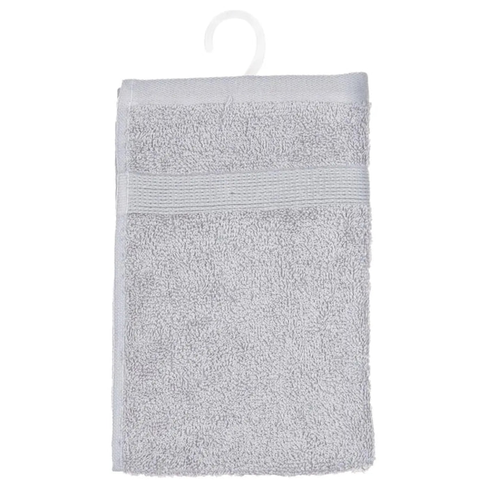Serviette invité "Essentiel" coton gris taupe 30x50cm